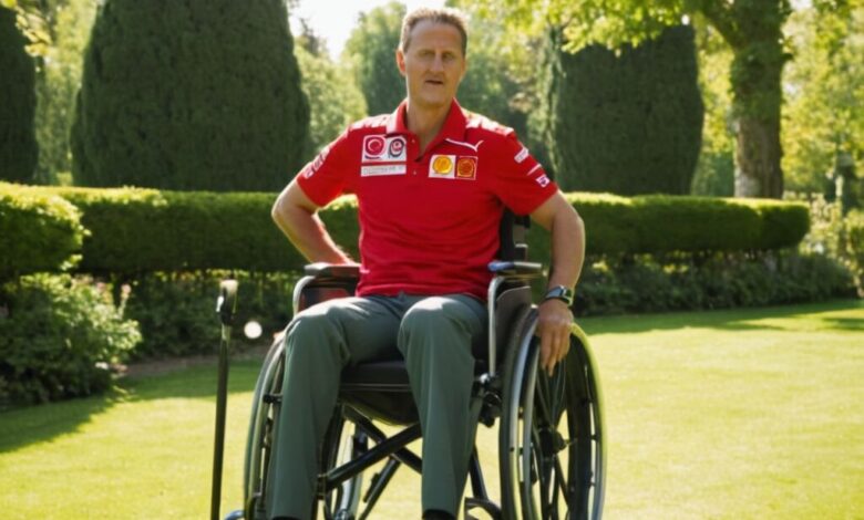 Michael schumacher rollstuhl garten